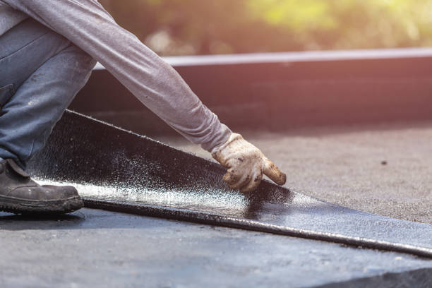 Professional Crawl Space Encapsulation technician working in Crownsville, MD
